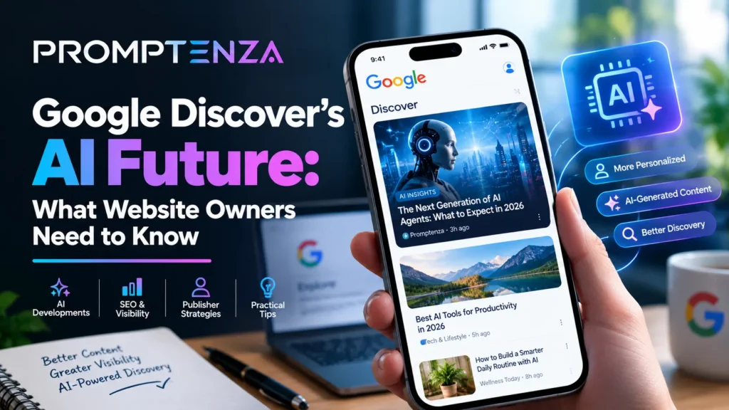 Google Discover’s AI future and its potential impact on website owners, SEO, and personalized content recommendations.